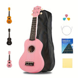 21 inch ukulele pink