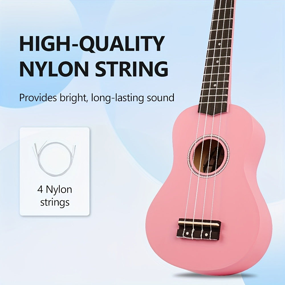 Soprano Ukulele, Beginner, Kit, Guitar for Lessons and Practice detail image - detail view 15