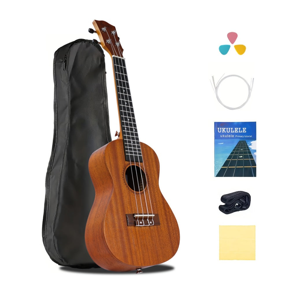 Soprano Ukulele, Beginner, Kit, Guitar for Lessons and Practice detail image - detail view 5