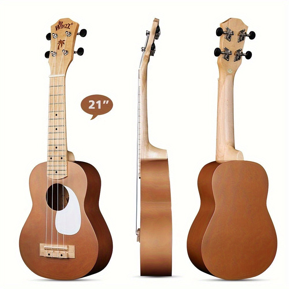 Soprano Ukulele, Portable, 21 Inch, WINZZ, TG-U2, Inch for Lessons and Practice detail image - detail view 10