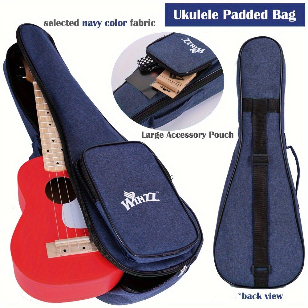 Soprano Ukulele, Portable, 21 Inch, WINZZ, TG-U2, Inch for Lessons and Practice detail image - detail view 11