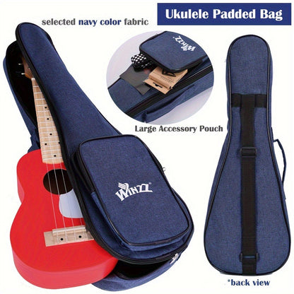 Soprano Ukulele, Portable, 21 Inch, WINZZ, TG-U2, Inch for Lessons and Practice detail image - detail view 11