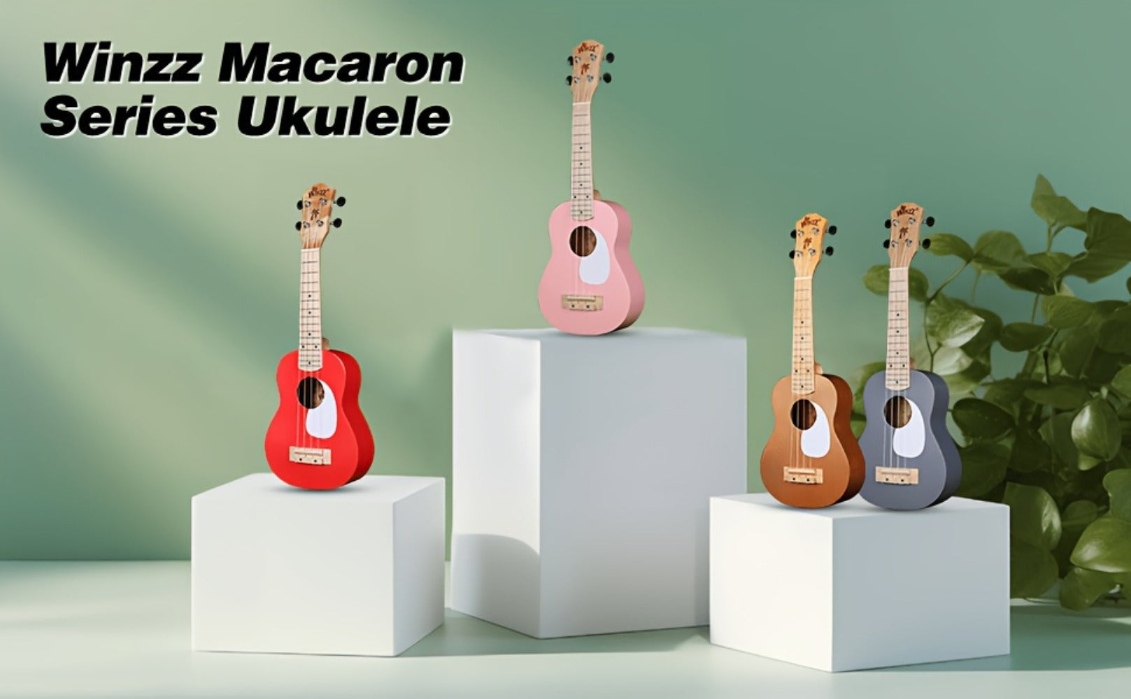 Soprano Ukulele, Portable, 21 Inch, WINZZ, TG-U2, Inch for Lessons and Practice detail image - detail view 12