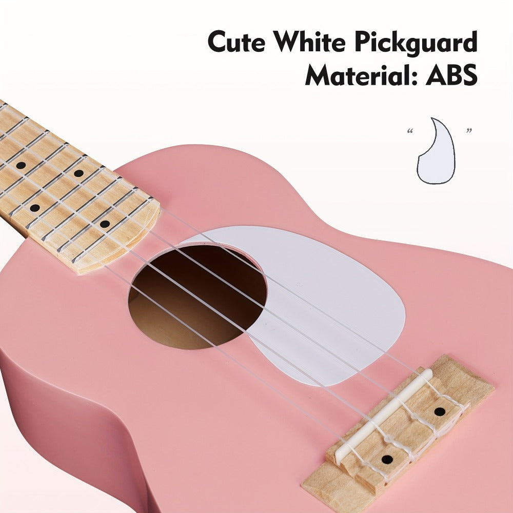 Soprano Ukulele, Portable, 21 Inch, WINZZ, TG-U2, Inch for Lessons and Practice detail image - detail view 13
