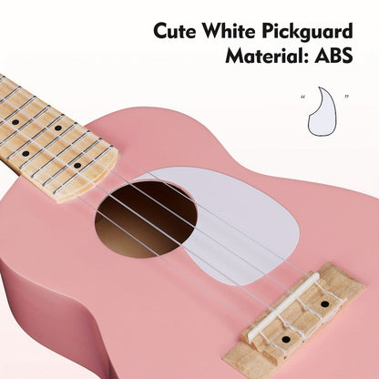 Soprano Ukulele, Portable, 21 Inch, WINZZ, TG-U2, Inch for Lessons and Practice detail image - detail view 13