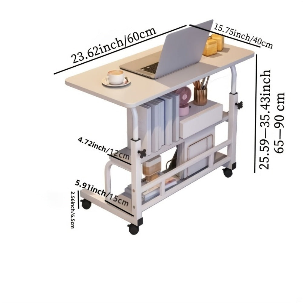 Space-Saving Computer Desk with Adjustable Height for Work, Display, and Everyday Use detail image - detail view 12