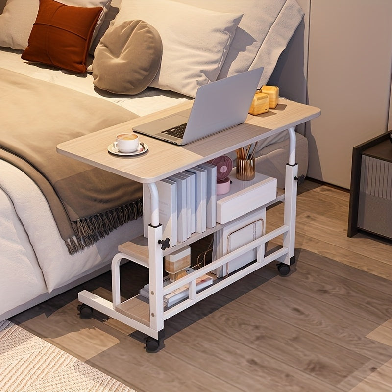 Computer Desk shown in the Maple Color option