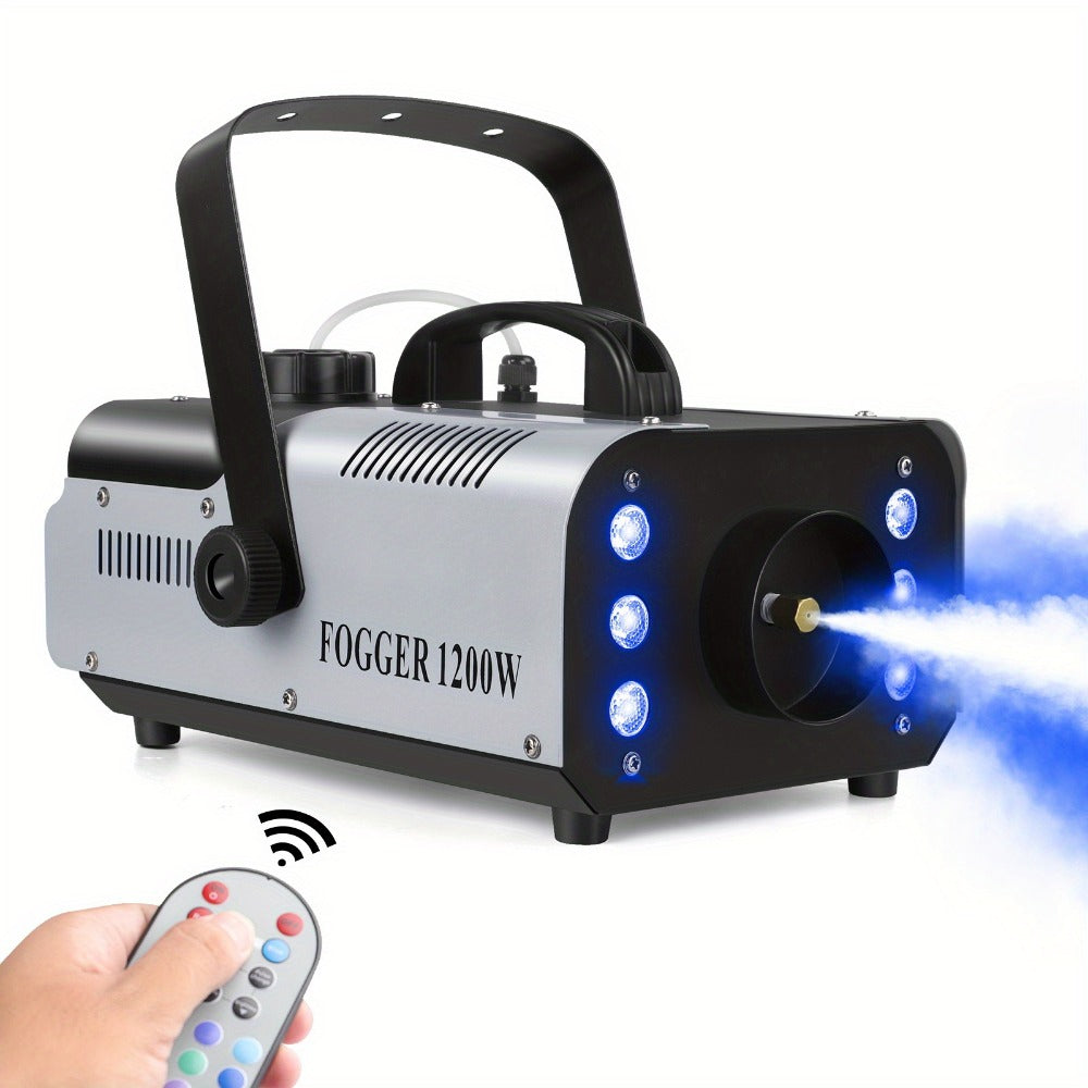 Stage Fog Machine, RGB, Remote Control, 1200W, LED for Stage and Party Lighting detail image - detail view 3