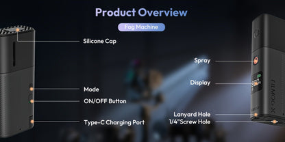 Stage Fog Machine, USB-C, Adjustable, Ulanzi, FILMOG for Stage and Party Lighting detail image - detail view 13