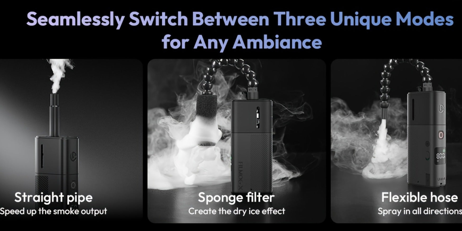 Stage Fog Machine, USB-C, Adjustable, Ulanzi, FILMOG for Stage and Party Lighting detail image - detail view 14