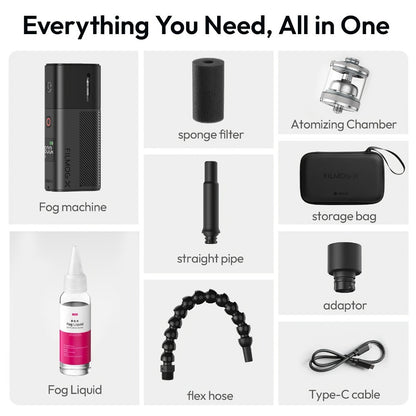 Stage Fog Machine, USB-C, Adjustable, Ulanzi, FILMOG for Stage and Party Lighting detail image - detail view 5