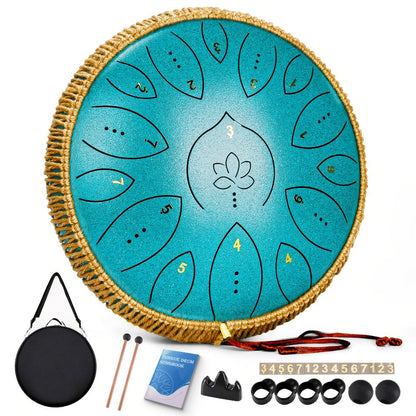 Steel Tongue Drum, 13-Inch 15-Note shown in the main product view