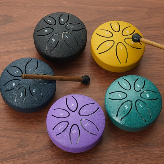 Steel Tongue Drum, 3-Inch 6-Note shown in the main product view