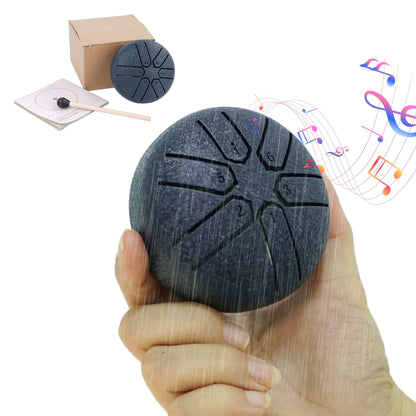 Steel Tongue Drum, 3-Inch 6-Note shown in the Black, 6 option