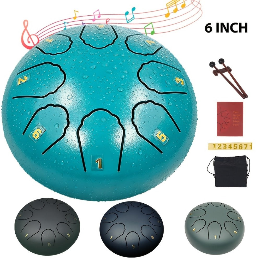 Steel Tongue Drum, 8-Inch 11-Note shown in the main product view