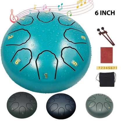 Steel Tongue Drum, 8-Inch 11-Note shown in the main product view