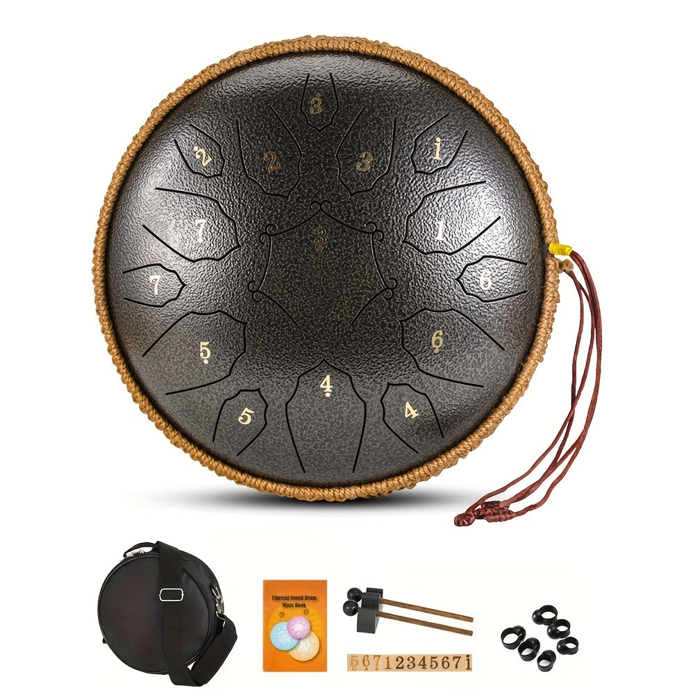 Steel Tongue Drum, 6-Inch 11-Note shown in the Black 1 option