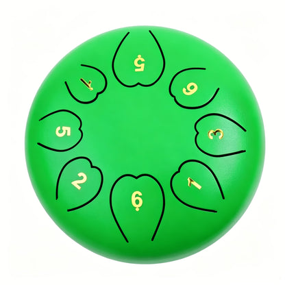 Steel Tongue Drum, 6-Inch 8-Note shown in the Light Green, 1 option