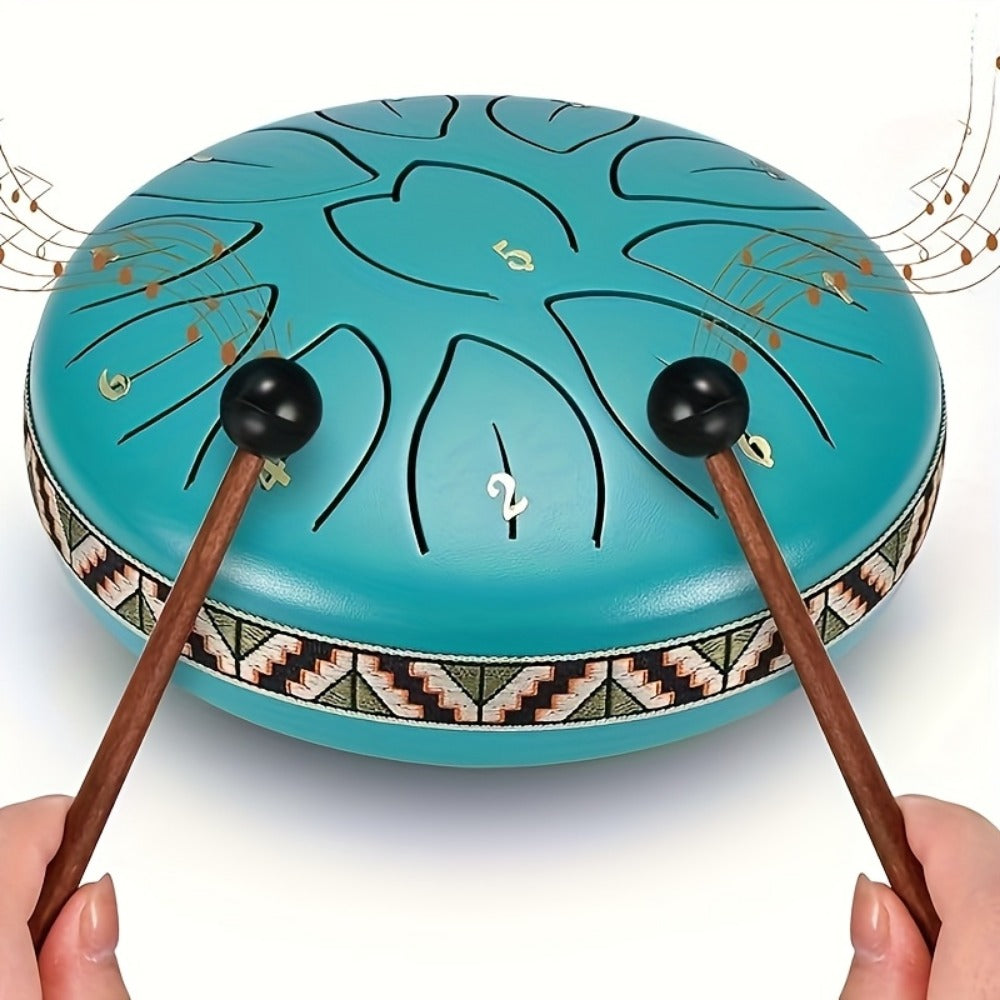 Steel Tongue Drum, 6-Inch 8-Note shown in the main product view