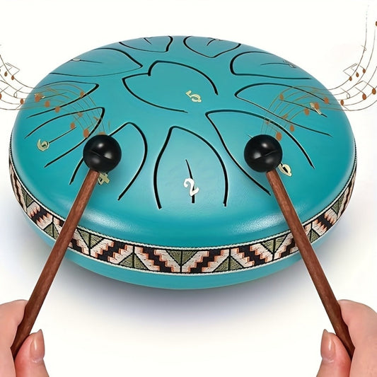 Steel Tongue Drum, 6-Inch 8-Note shown in the main product view