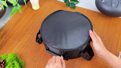 Steel Tongue Drum, 8-Inch 11-Note Rain Drum Set with Bag and Mallet Holder detail image - detail view 16