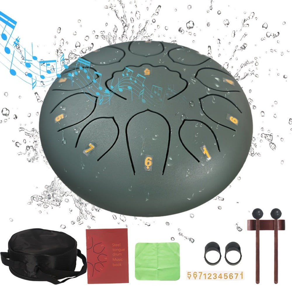 Steel Tongue Drum, 8-Inch 11-Note shown in the main product view
