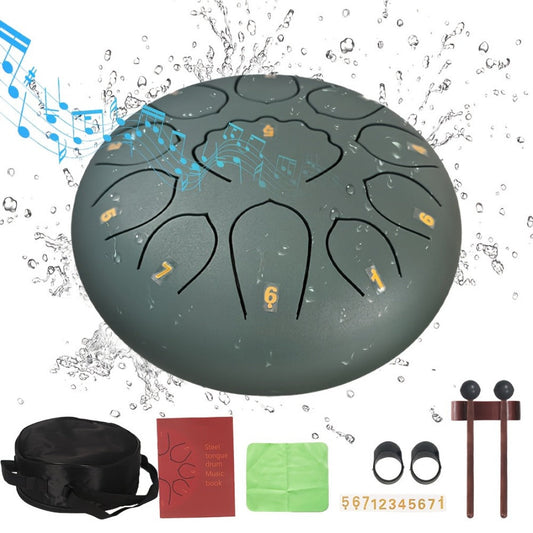 Steel Tongue Drum, 8-Inch 11-Note shown in the main product view