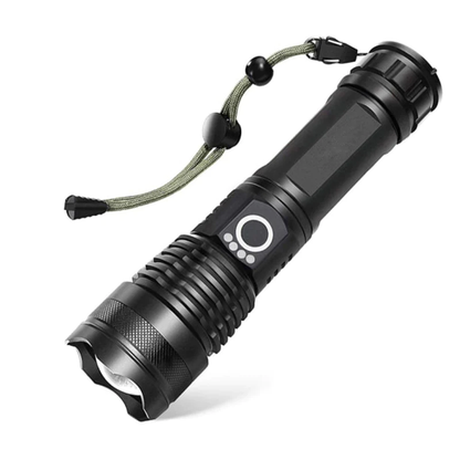 Tactical Flashlight – Military Grade LED, 5 Modes, IP65 Water Resistant