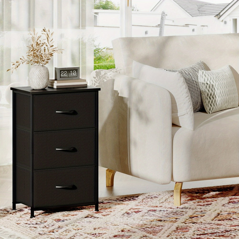 Tall Fabric Dresser with Multiple Color Options, Bedroom Drawer Chest detail image - detail view 20