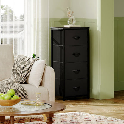 Tall Fabric Dresser with Multiple Color Options, Bedroom Drawer Chest detail image - detail view 21