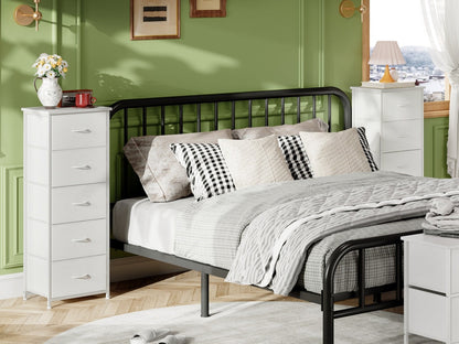Tall Fabric Dresser with Multiple Color Options, Bedroom Drawer Chest detail image - detail view 34