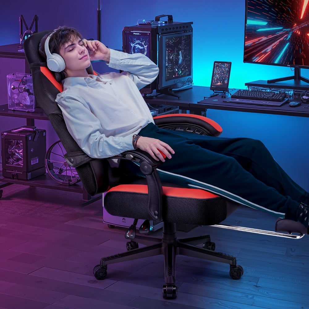 Tall Gaming Chair, High-Back Gaming Seat for Comfortable Everyday Seating in Home Office detail image