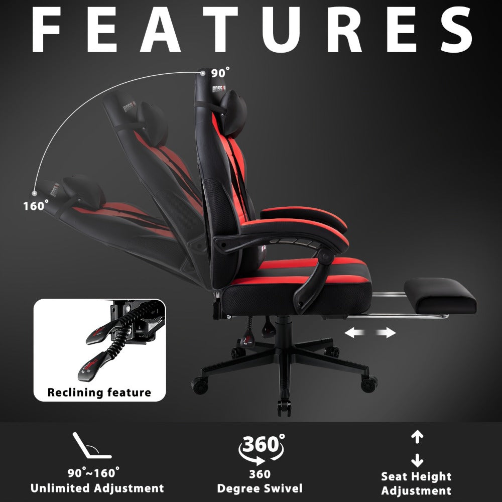 Tall Gaming Chair, High-Back Gaming Seat for Comfortable Everyday Seating in Home Office detail image - detail view 7
