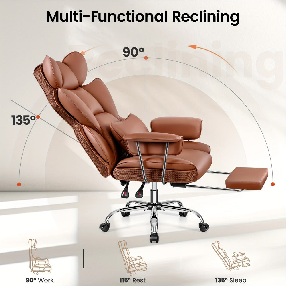 Tall Heavy-Duty Office Chair, Home Office Task Chair for Comfortable Everyday Seating detail image - detail view 4