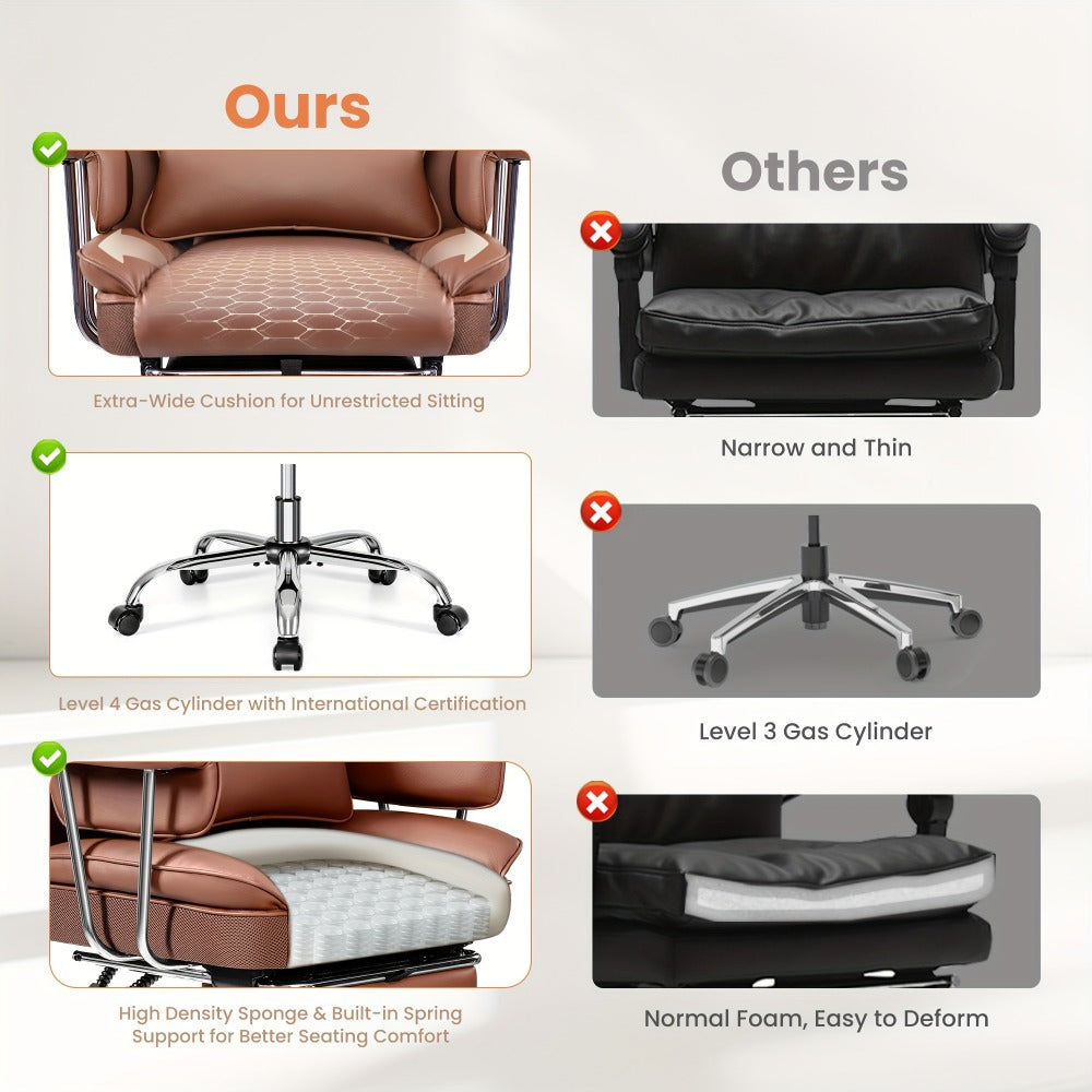 Tall Heavy-Duty Office Chair, Home Office Task Chair for Comfortable Everyday Seating detail image - detail view 8