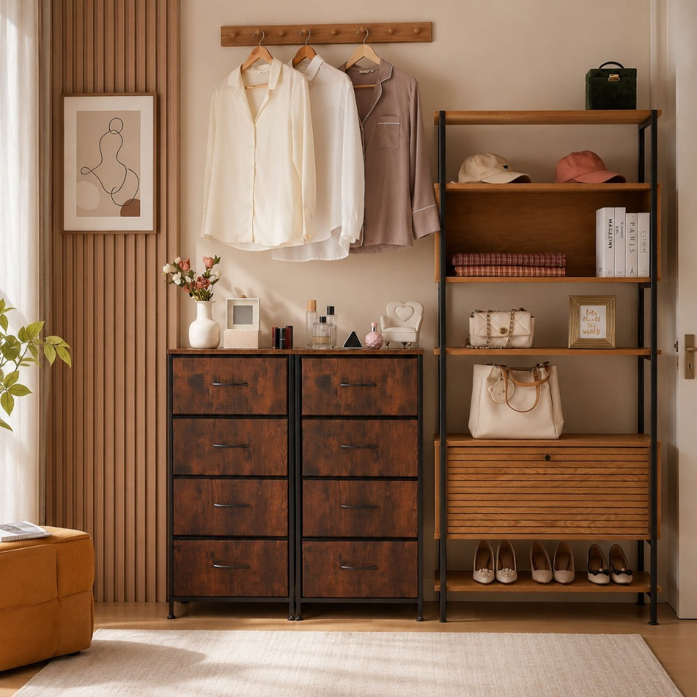 Tall Wide Storage Tower with Modular Design and Multiple Color Options for Entryway detail image - detail view 25