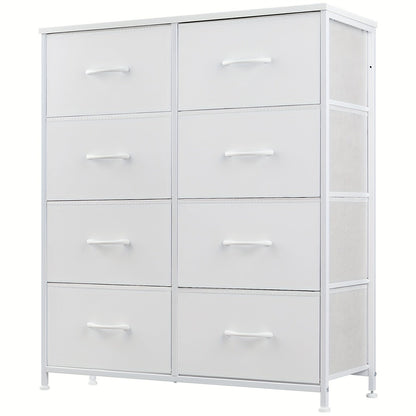 Storage Tower shown in the White, 8 draws option