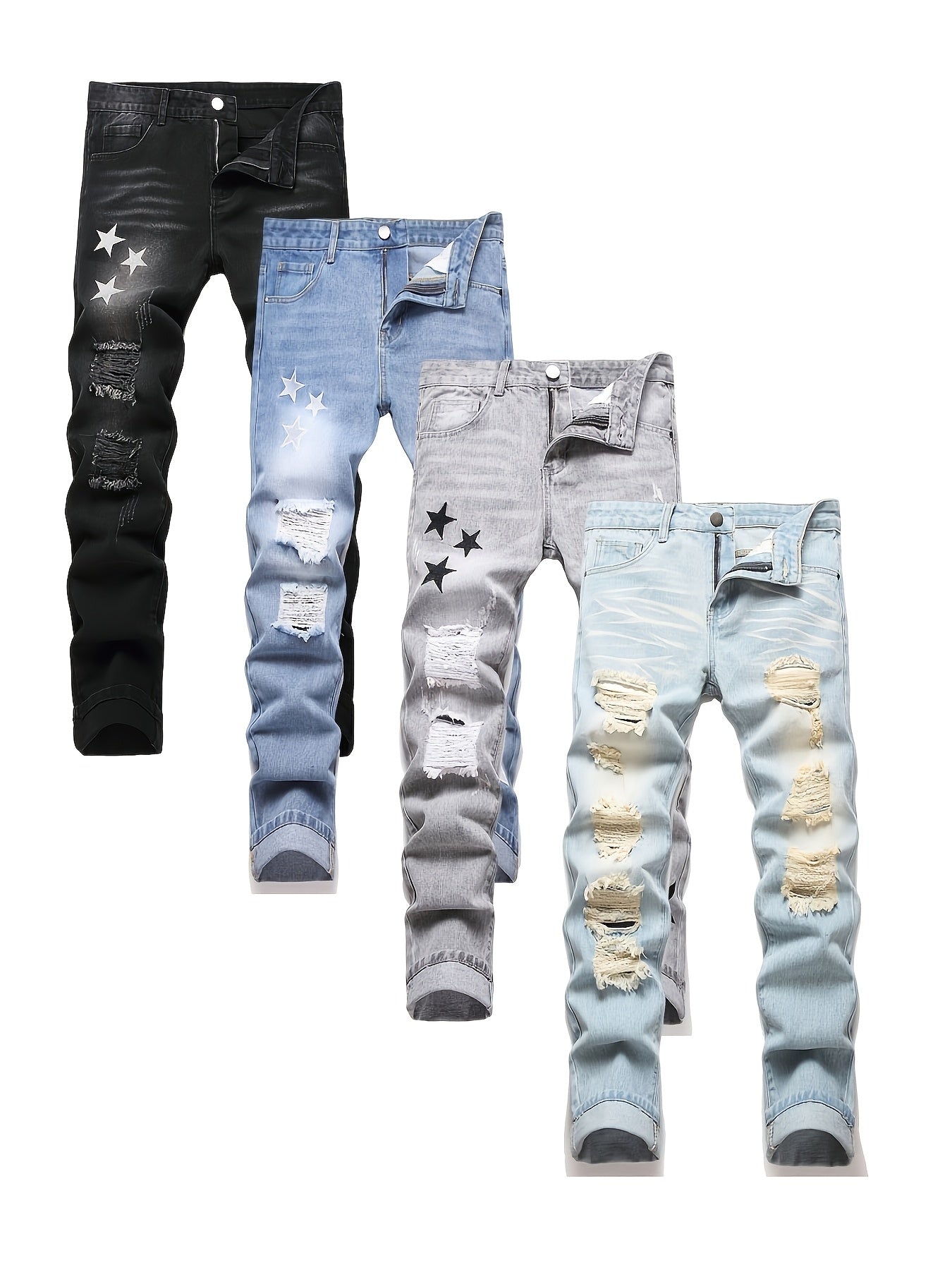 Grey Slim-Fit Jeans - product view 19