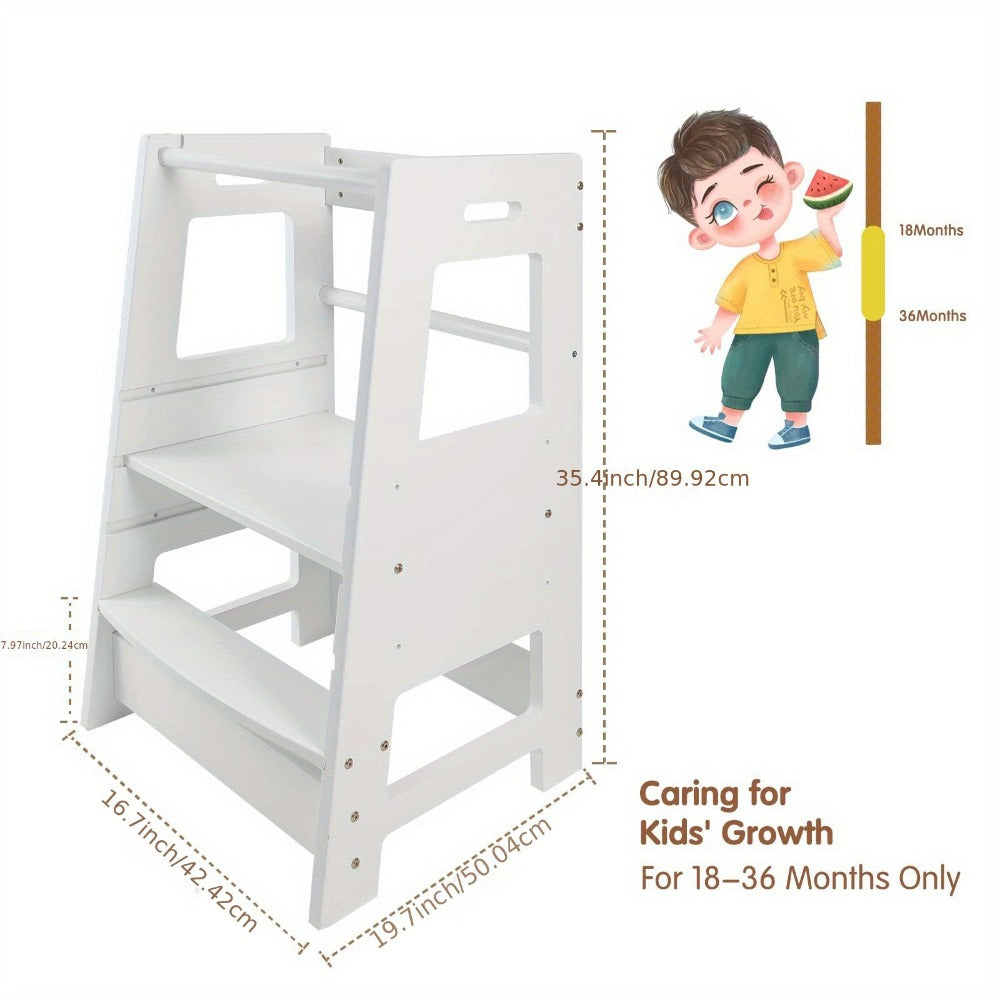 Toddler Step Stool with Multiple Color Options for Kids' Room detail image - detail view 4