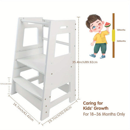 Toddler Step Stool with Multiple Color Options for Kids' Room detail image - detail view 4