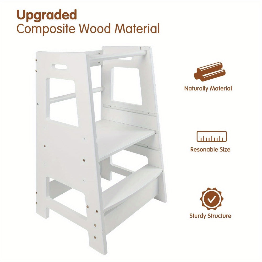 Toddler Step Stool with Multiple Color Options for Kids' Room detail image - detail view 7