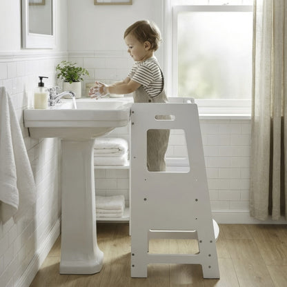 Toddler Step Stool with Multiple Color Options for Kids' Room detail image - detail view 8