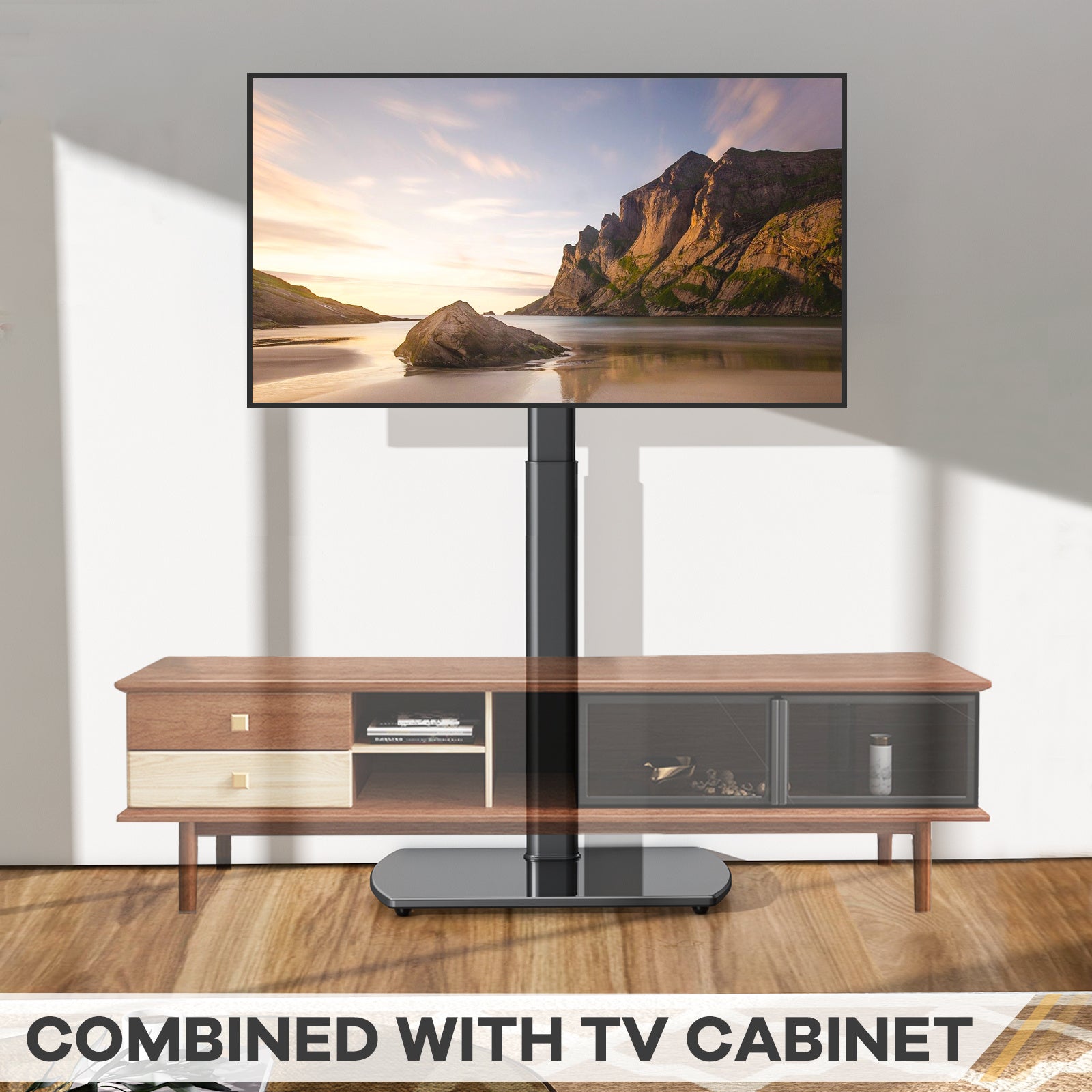 TV Stand with Adjustable Height for Practical Everyday Home Use detail image - detail view 16