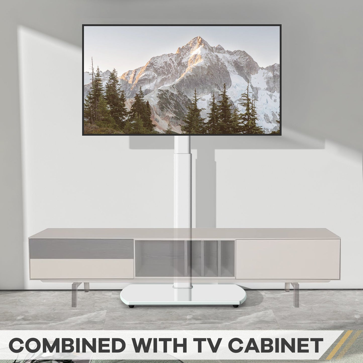 TV Stand with Adjustable Height for Practical Everyday Home Use detail image - detail view 7