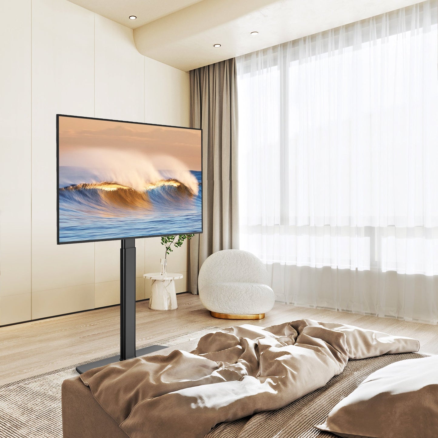 TV Stand with Adjustable Height for Practical Everyday Home Use detail image - detail view 9