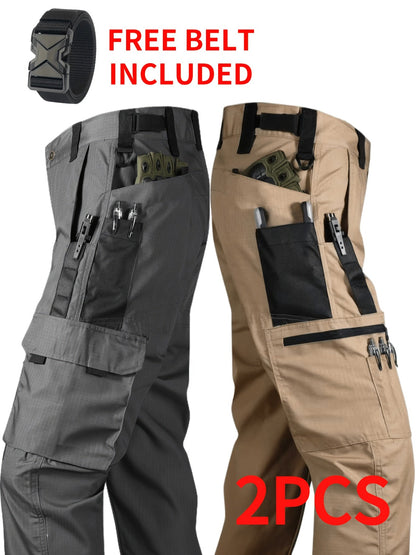 Black+gray Polyester Pants - product view 14