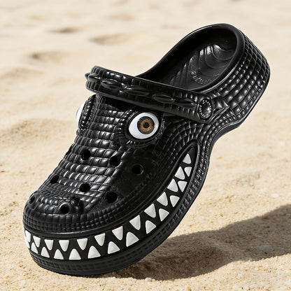 2026 New Design Funny Crocodile Big Tooth Flip Flops Suitable for Both Men And - product view 4