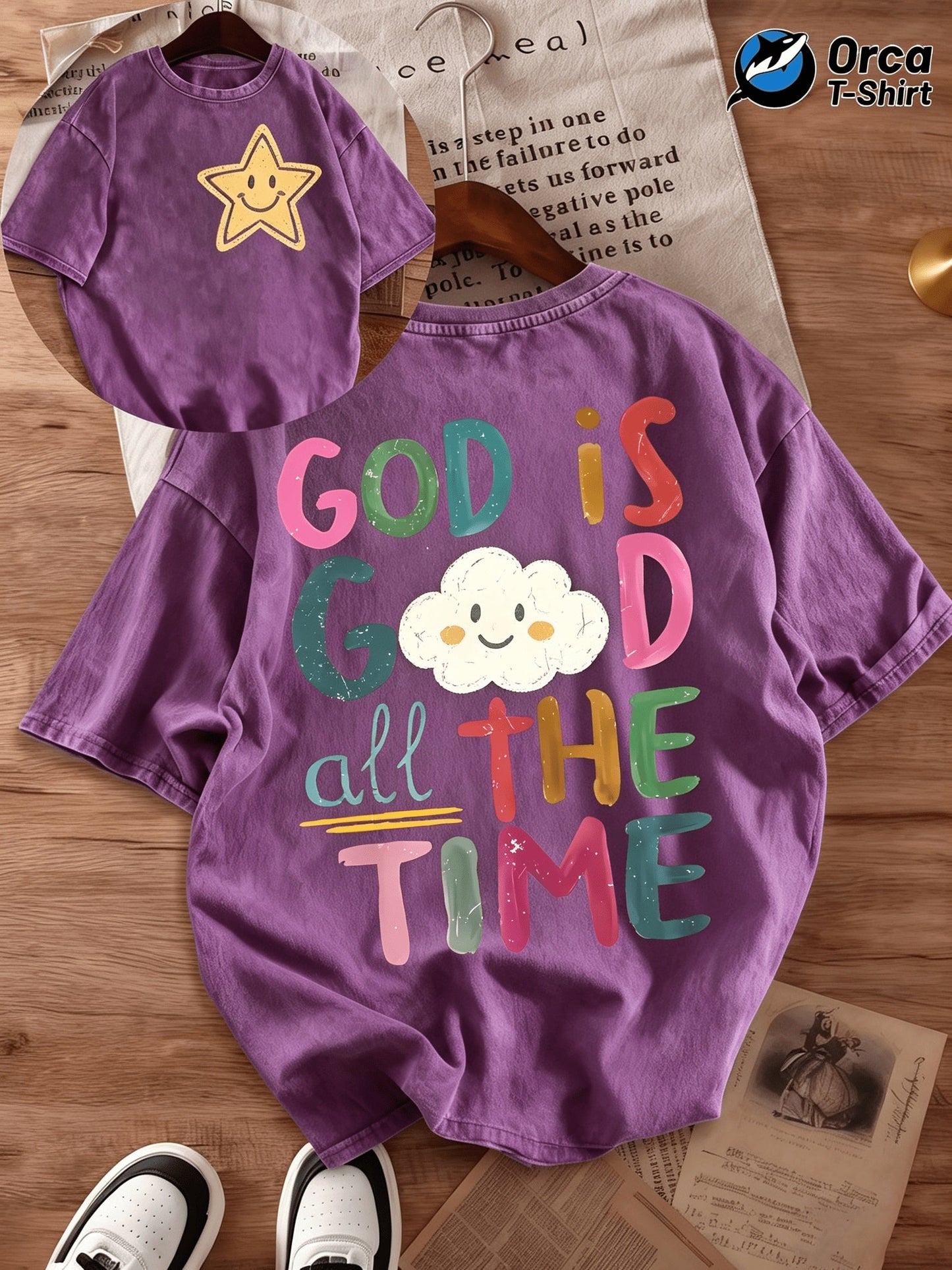 Women's Grey Cotton Printed T-Shirt - product view 29