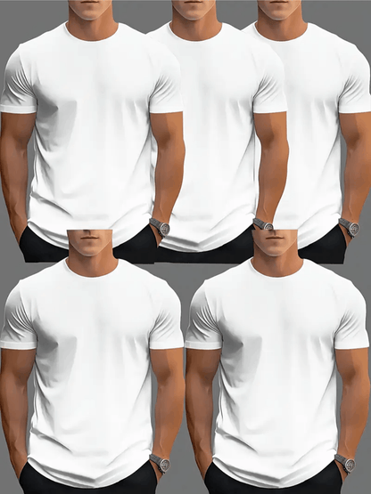Women's Black Cotton Short-Sleeve T-Shirt - product view 6