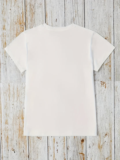 Unisex's Butterfly Print Blouse - Short Sleeve 058021
